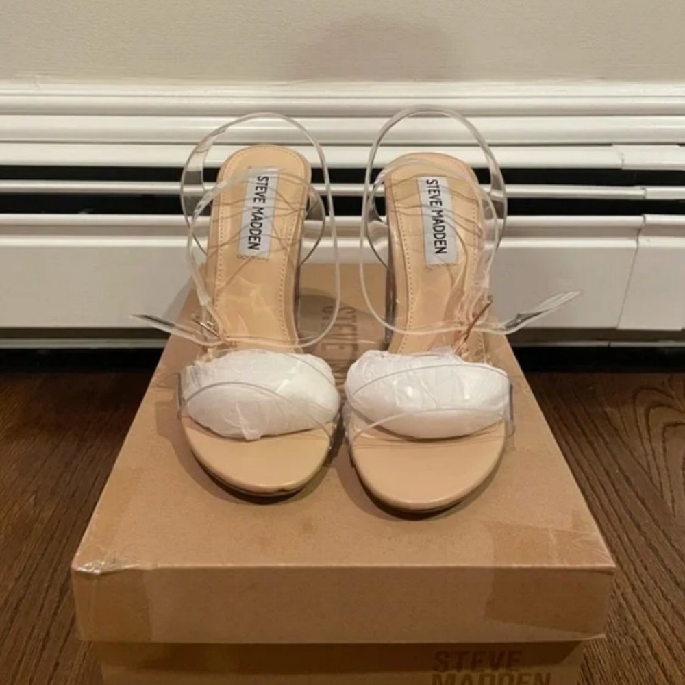 Steve Madden Camille Clear Shoes